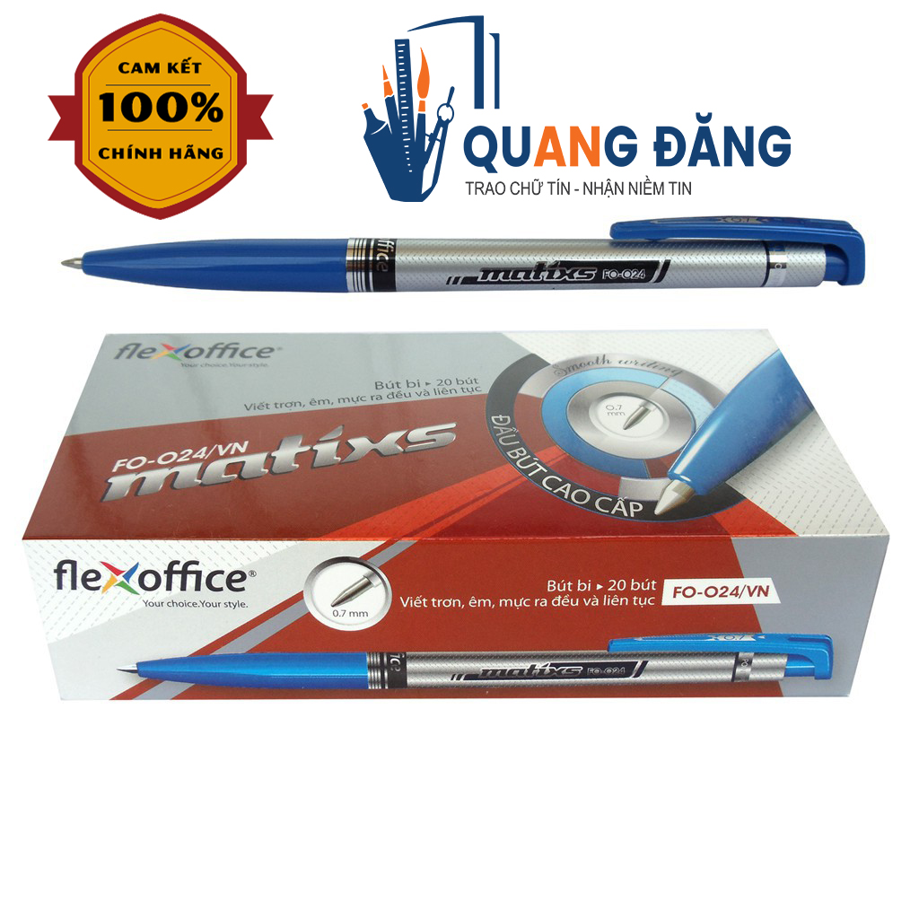 Bút Bi Matixs Flexoffice FO-024 ,Viết trơn đều mực