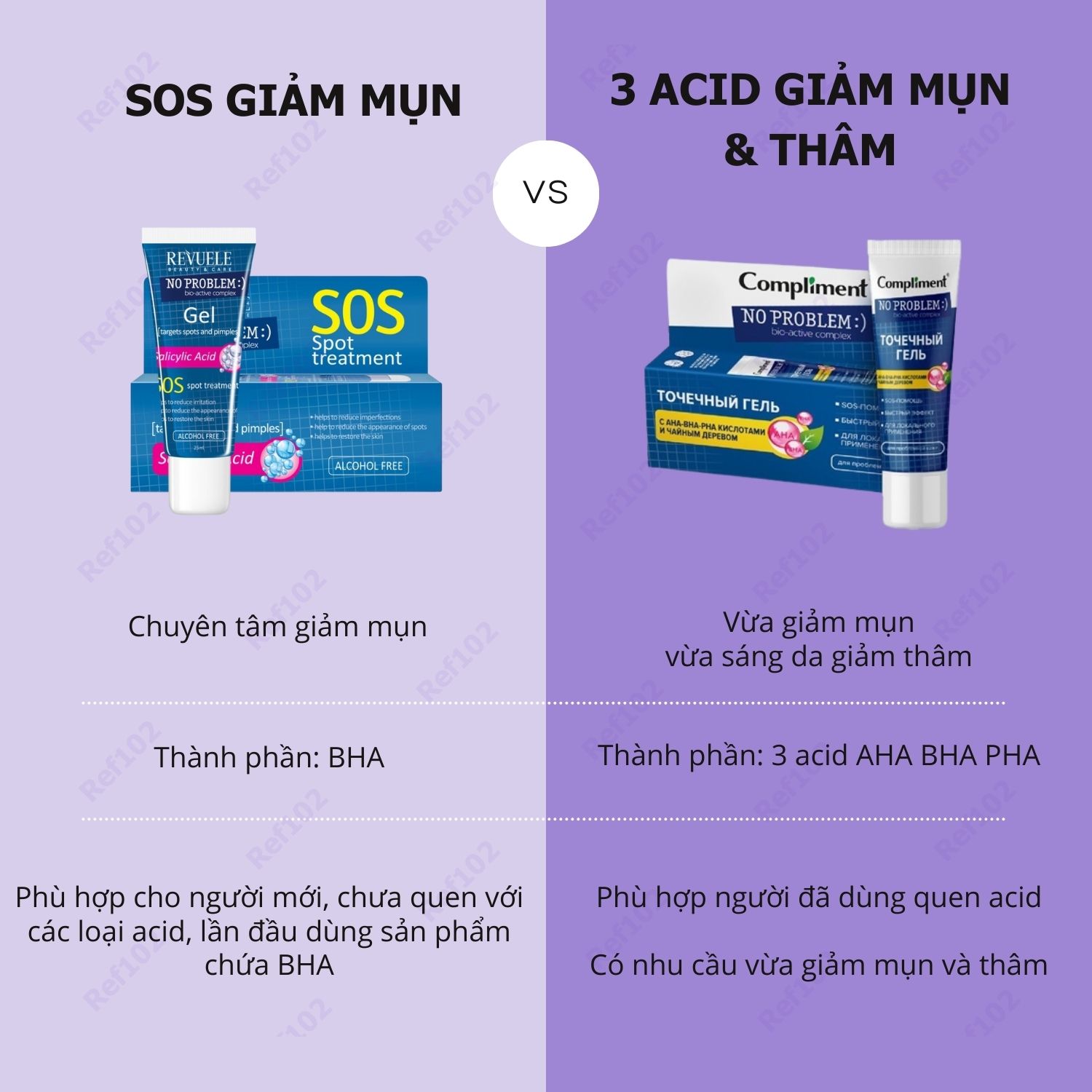[Hoàn tiền 20%] Chấm mụn SOS Compliment 25ml giảm mụn mờ thâm cấp tốc