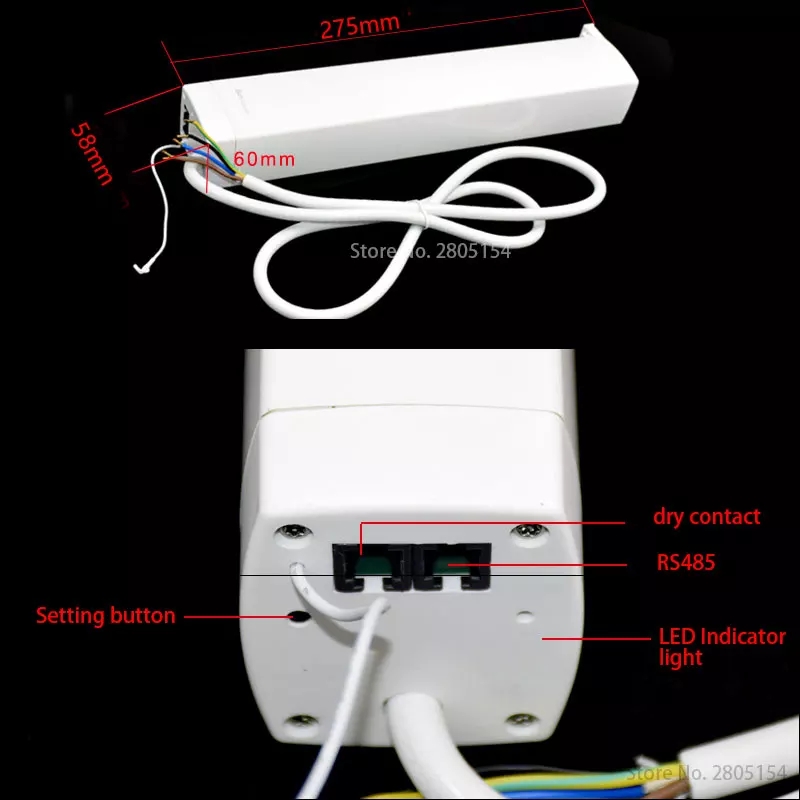 Động cơ rèm Motor Dooya DT82TV + Remote ( hoạt động yên tĩnh)