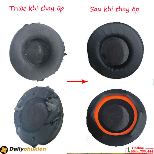 Ốp đệm cho tai nghe tròn 10cm