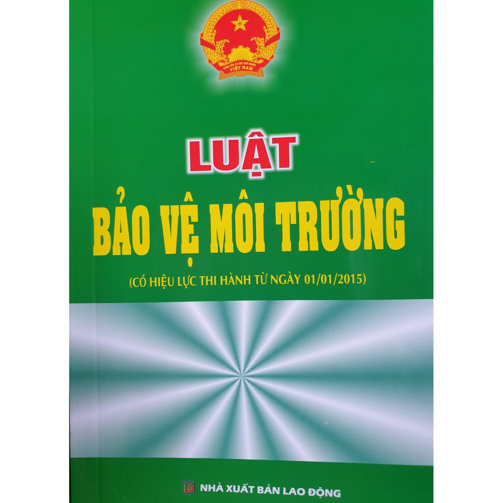 Sách - luật bảo vệ môi trường tái bản 2020