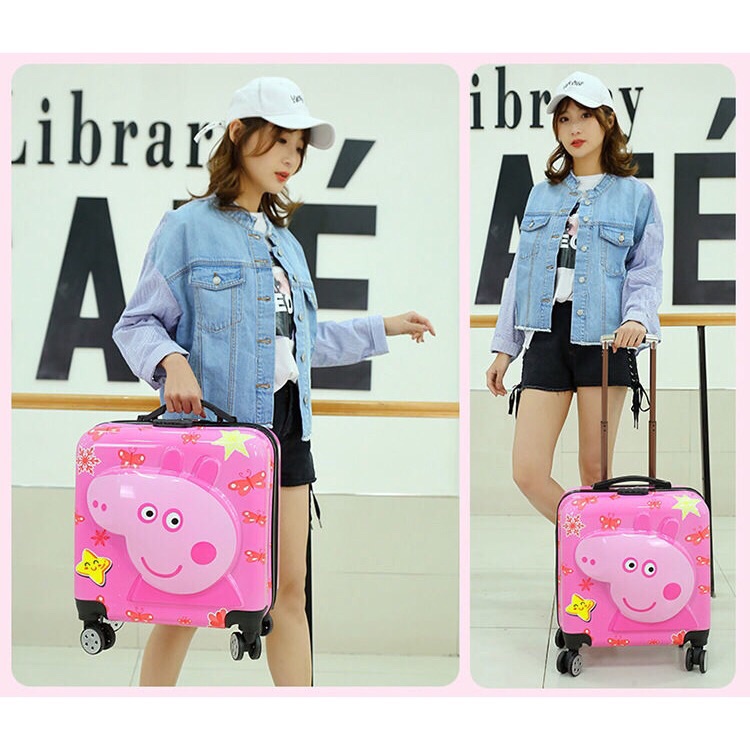 Va li trẻ em vuông 18inch cute