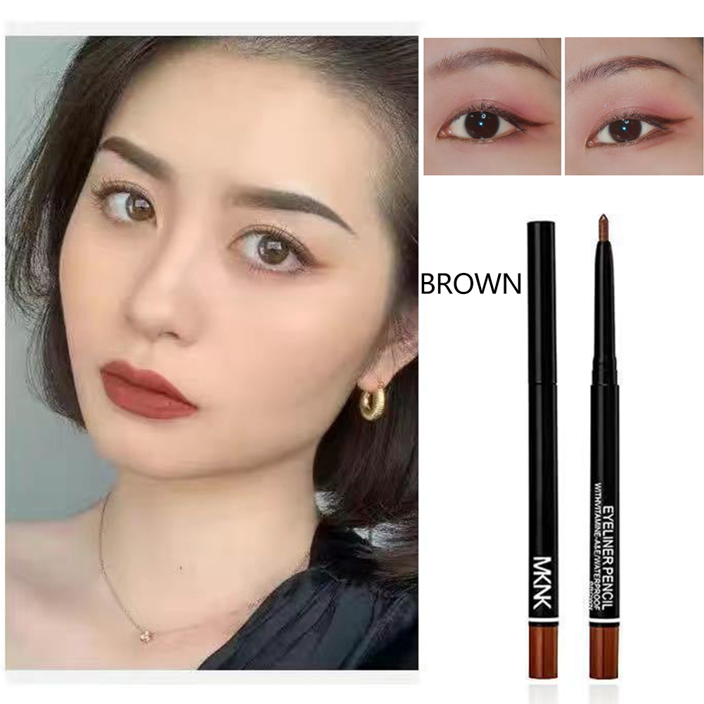【ZNBY】 1 Chiếc Bút Chì Kẻ Mắt Chống Nước Xoay Tự Động Bút Chì Kẻ Mắt Trang Điểm Bút Kẻ Mắt