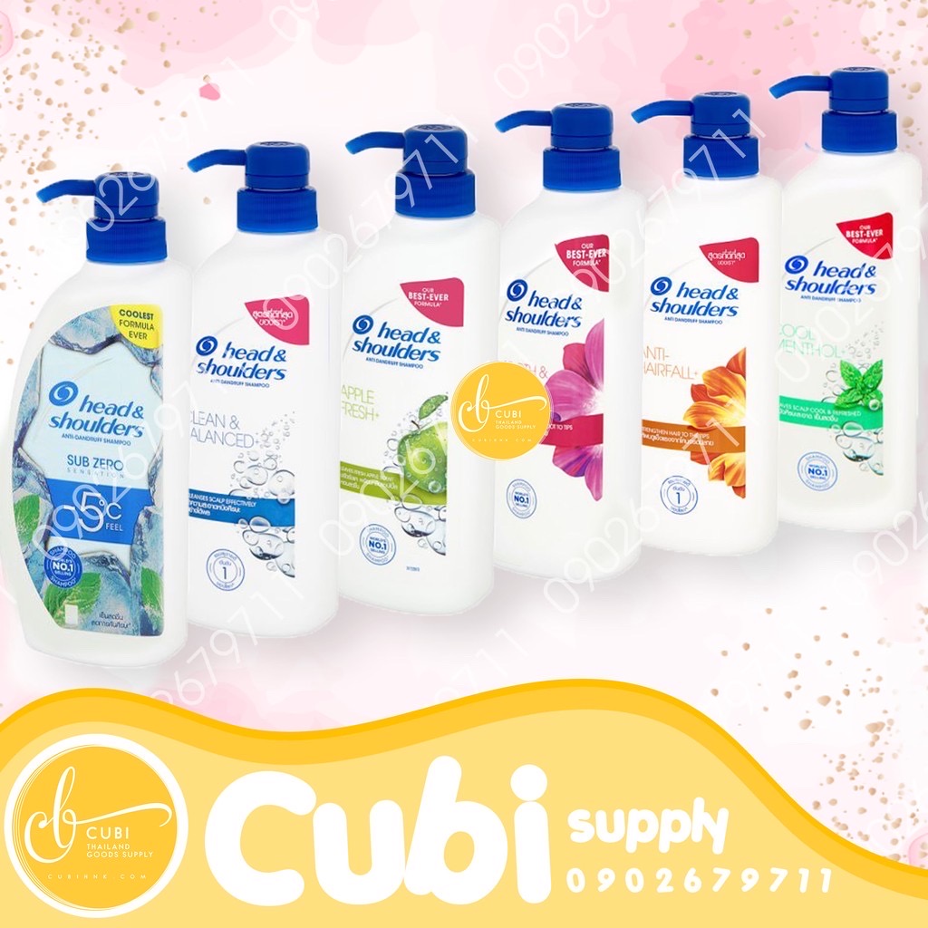 Dầu gội Head & Shoulder Thái Lan 450ml - Bạc hà