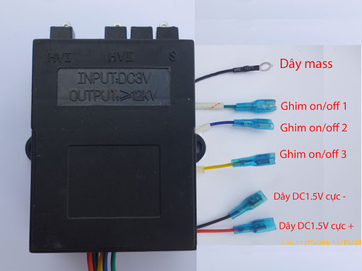 IC đánh lửa bếp ga âm 3 lò 3V