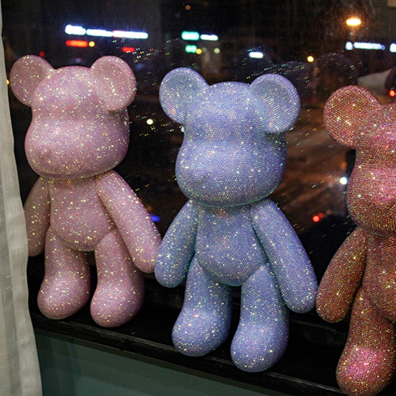 【Hà Nội】23CM Bearbrick Gấu đính đá thời thượng handmade cho bé và mọi lứa tuổi