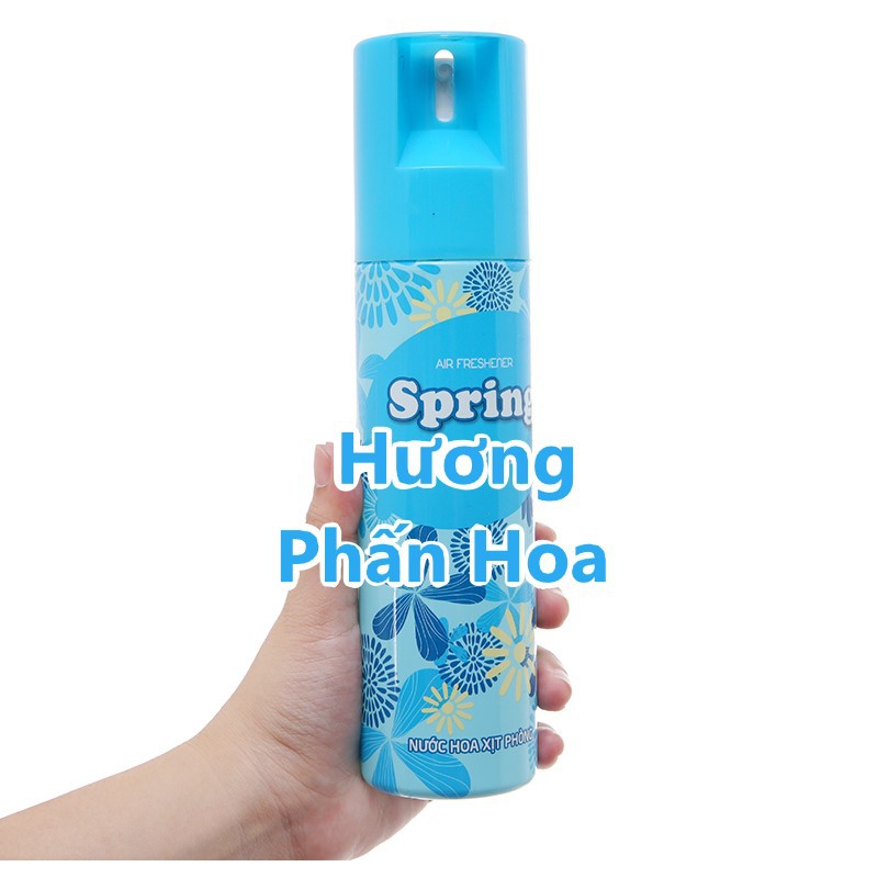 [HCM]Combo 2 Nước Hoa Xịt Phòng Spring - Hương Phấn Hoa 250ml