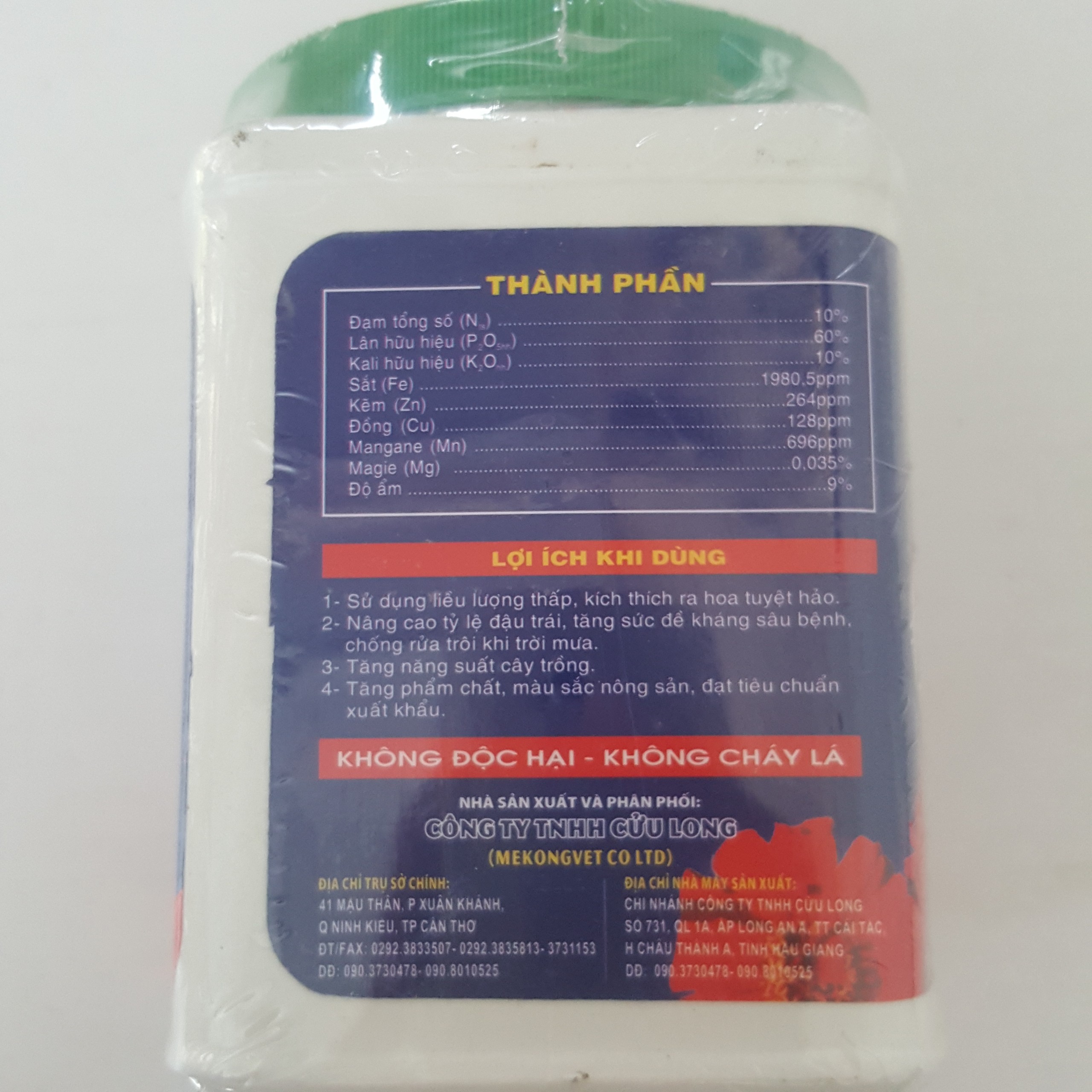 Phân bón lá 10-60-10+TE - Siêu ra hoa đậu trái