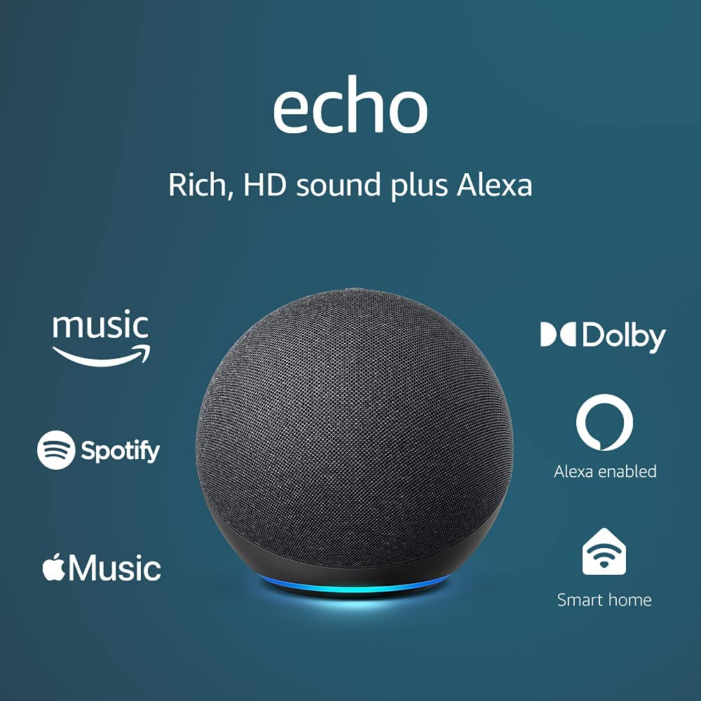 Loa Thông Minh Alexa Echo Gen 4 Pemium Sound Smart Speaker
