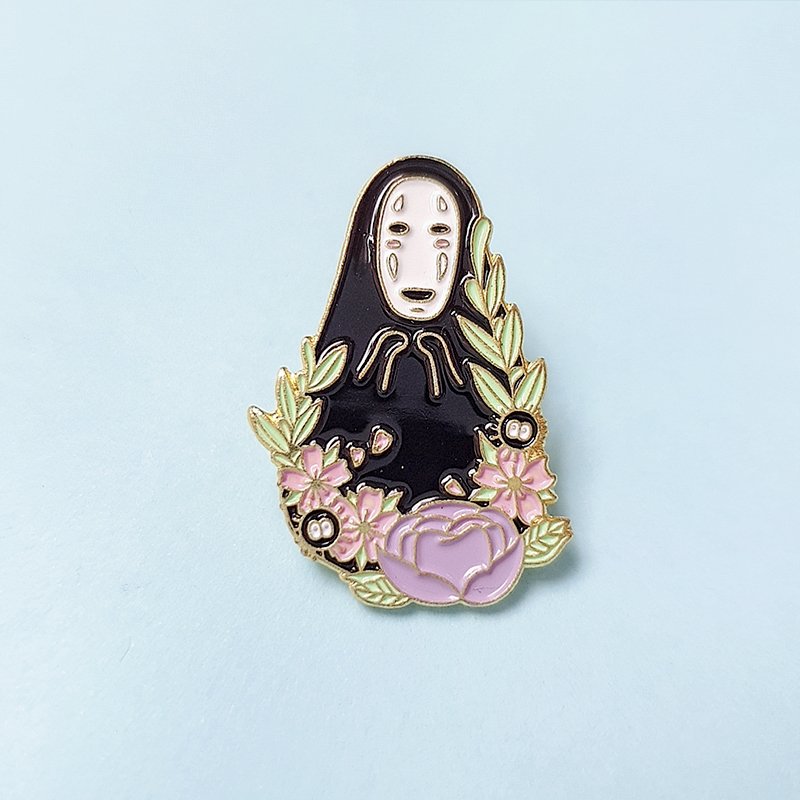 Pin cài áo nhân vật Vô diện No Face Kaonashi anime Spirited Away Vùng ...