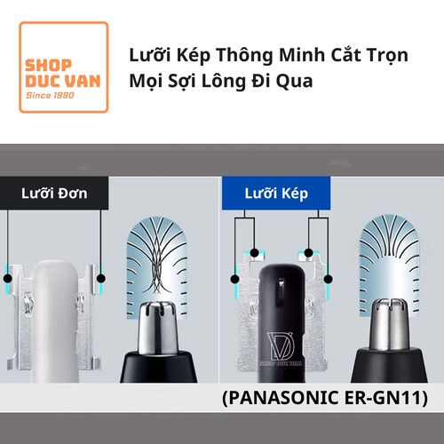 Máy Cắt Tỉa Lông Mũi Panasonic ER-GN12 Nội Địa Nhật [ Shop Đức Vân ]