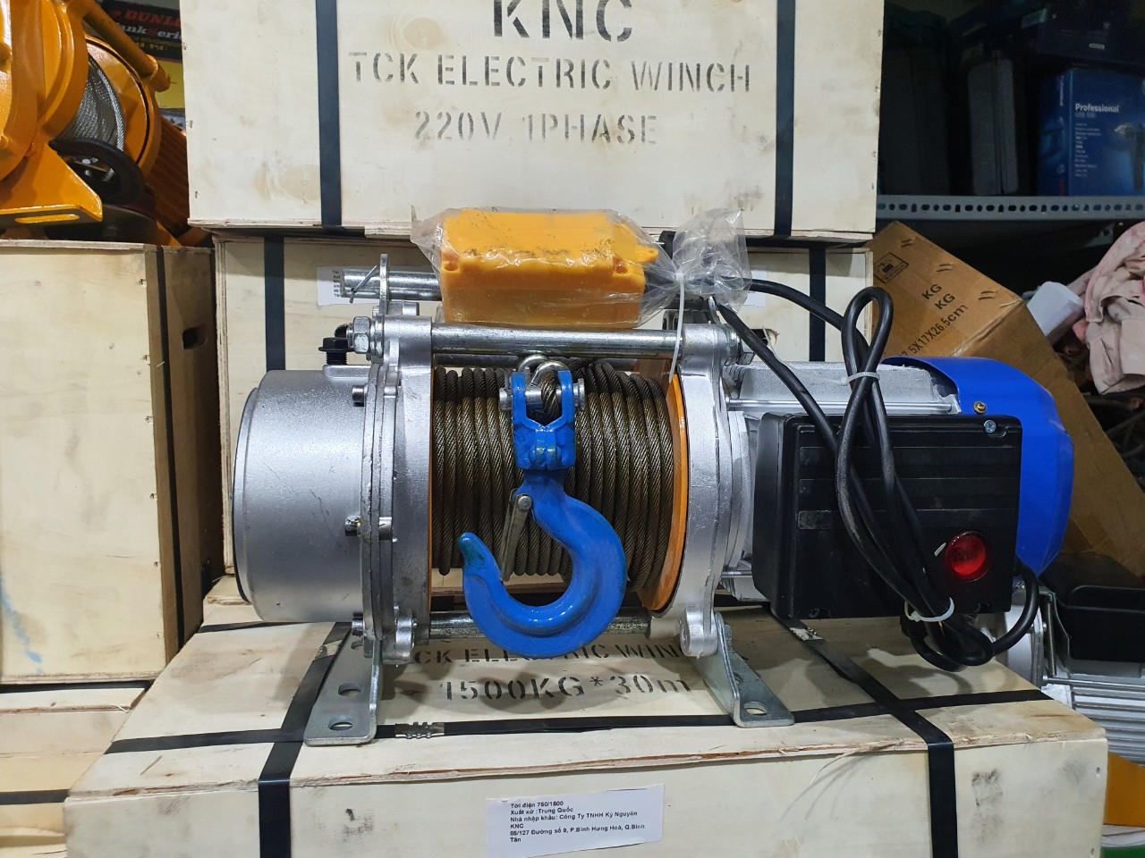 Tời Đa Năng 750/1500KG ( 4kw) ( 22m/p)