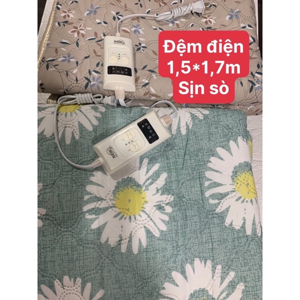 Đệm điện sưởi ấm 1,5*1,7m nội địa cao cấp sịn sò