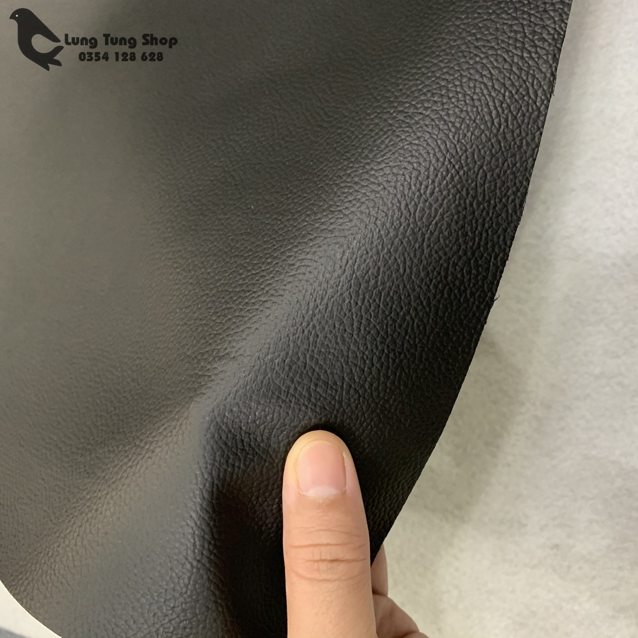 [HCM]Vải da simili - Vải giả da màu đen khổ 1,4m ( HÌNH ẢNH SHOP TỰ CHỤP )