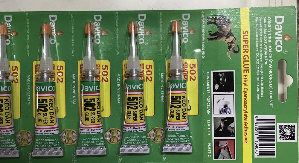 Keo Siêu Dính Đa Năng 502 Super Glue Tuýp 2g
