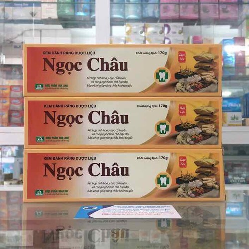Kem đánh răng dược liệu Ngọc Châu 100g