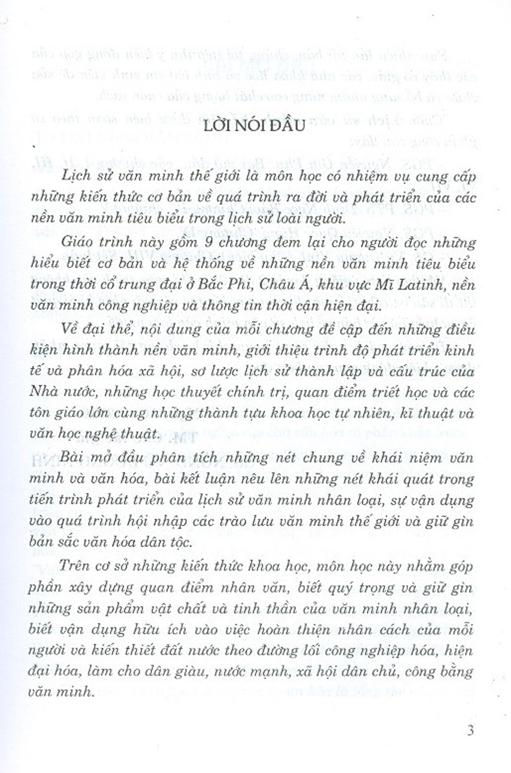 Lịch Sử Văn Minh Thế Giới