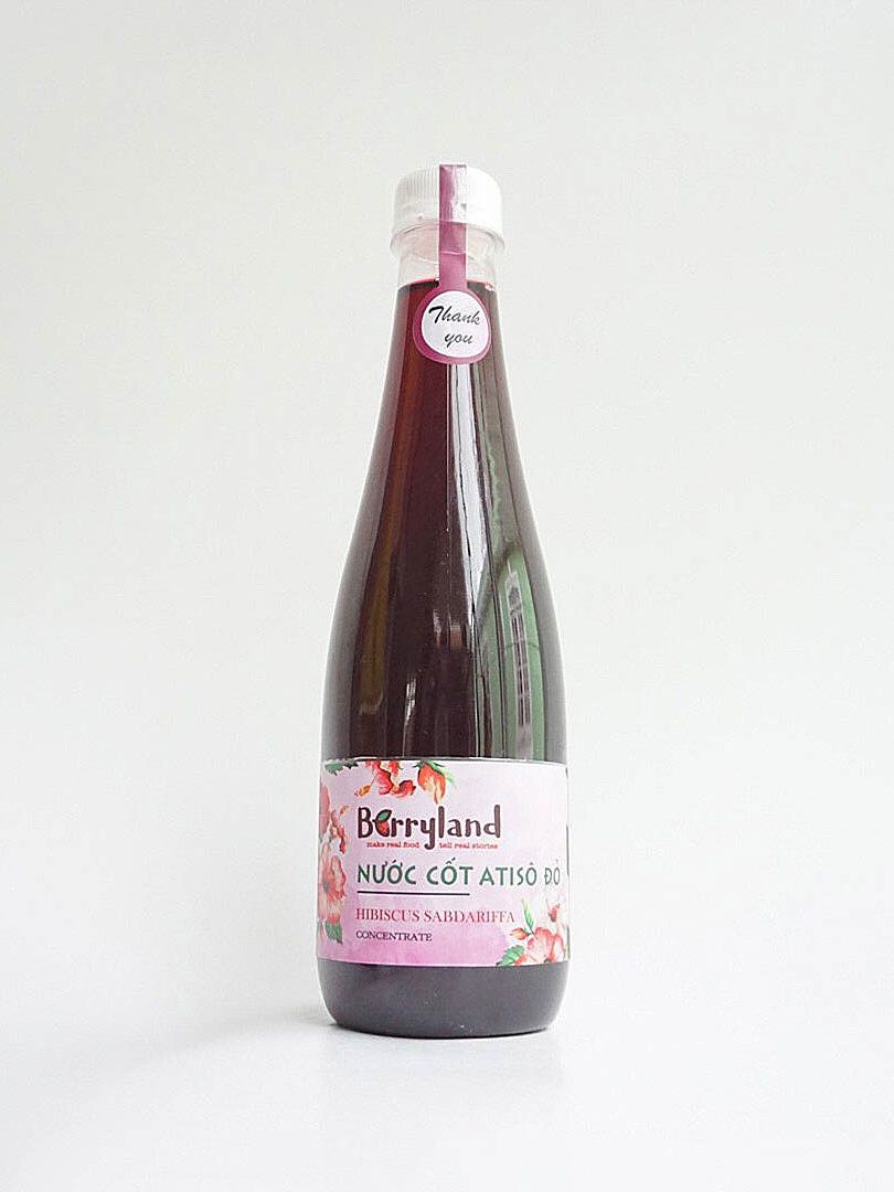 (Mua 3 tặng 1 full size) Nước cốt hoa atiso đỏ Berryland 1 lít red archichoke