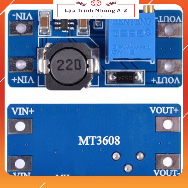 [Lập Trình Nhúng A-Z][134] Mạch Nguồn Tăng Áp DC MT3608 2A