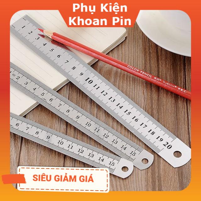 Thước lá - kẻ sắt, thước kẻ 30cm