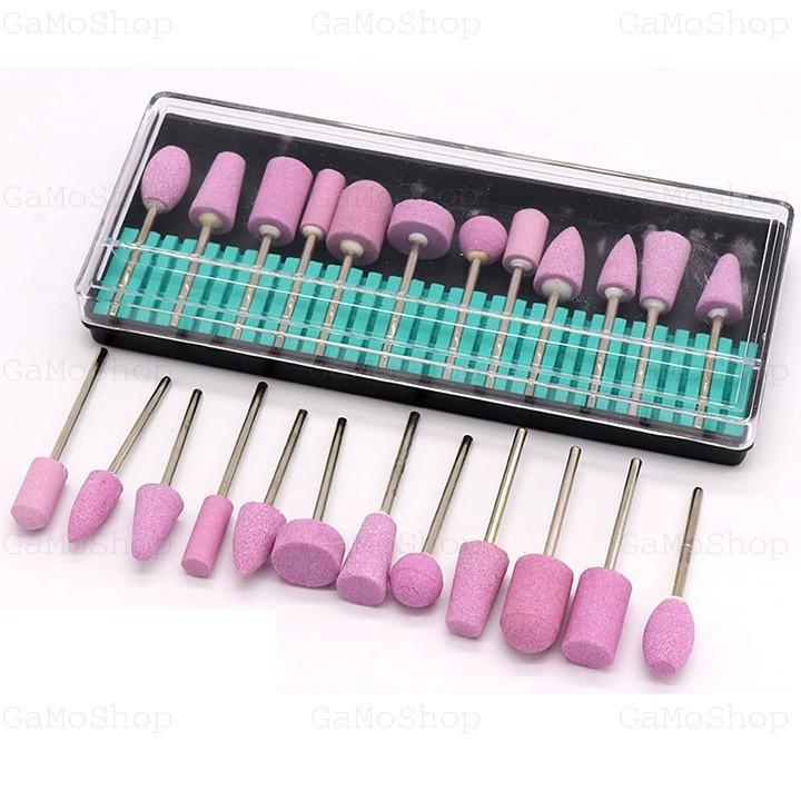 Bộ 12 đầu mài dùng cho máy khoan mài mini chân 235mm