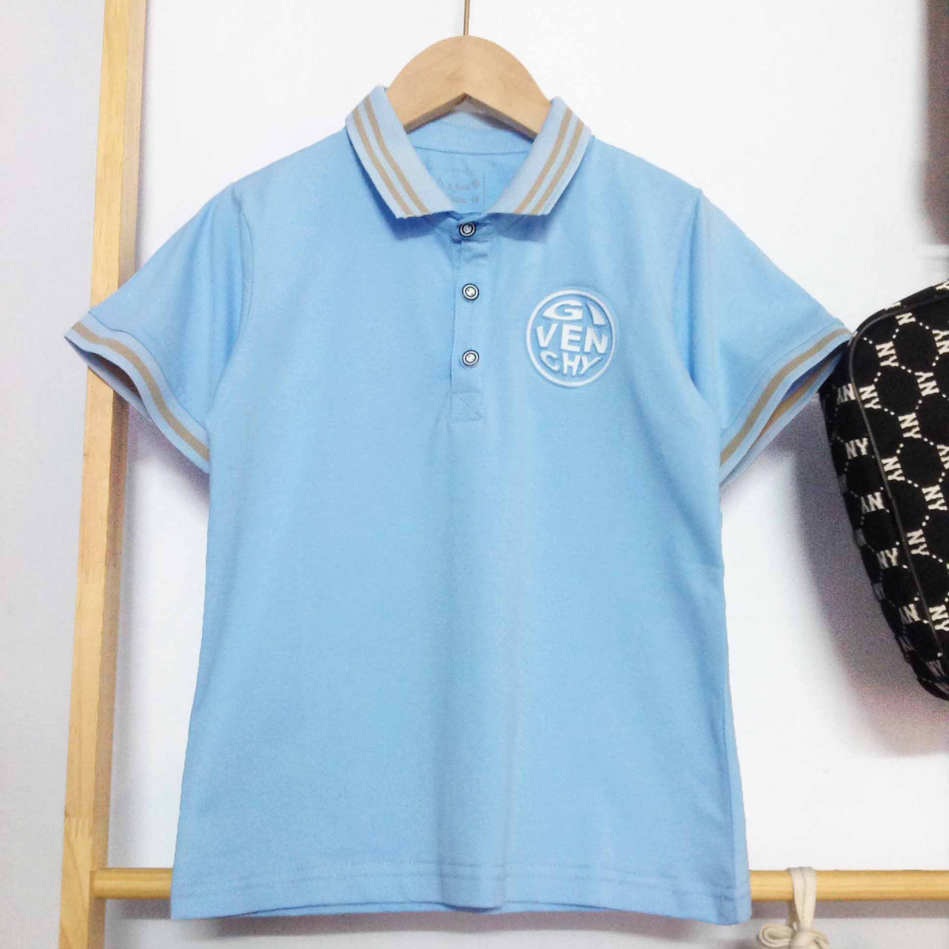 ÁO THUN CỔ TRỤ BÉ TRAI SIZE 23-45KG