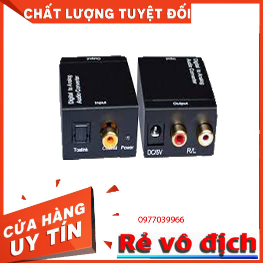 Bộ chuyển đổi optical sang av Audio Converter sammedia