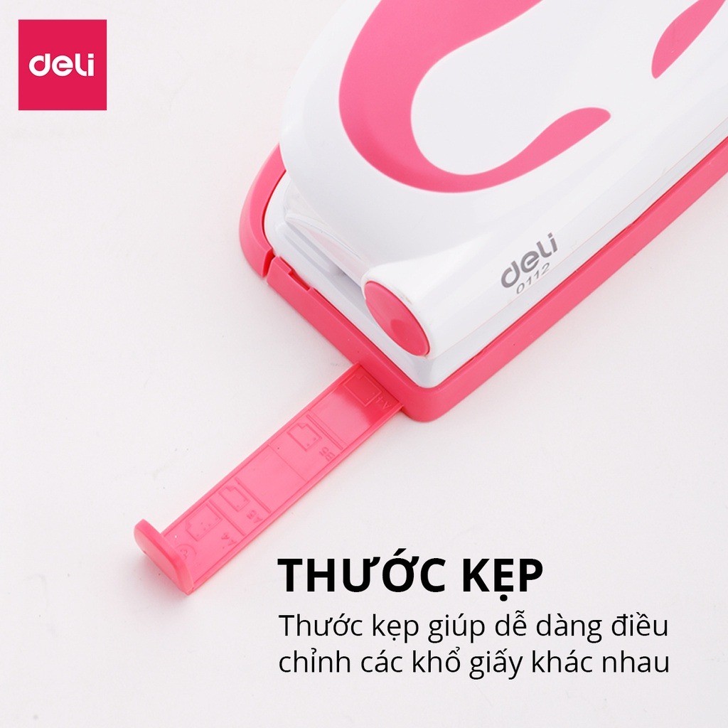 Máy đục lỗ 10 tờ Deli - E0112