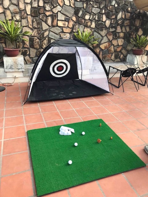 Lưới lều tập golf màu ngang 2m cao 1.4m