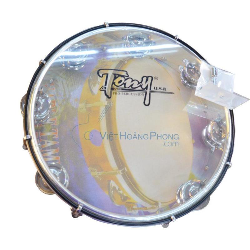 Trống lắc tay - trống gõ bo - Tambourine Cao Cấp TONY (USA) - Việt Hoàng Phong