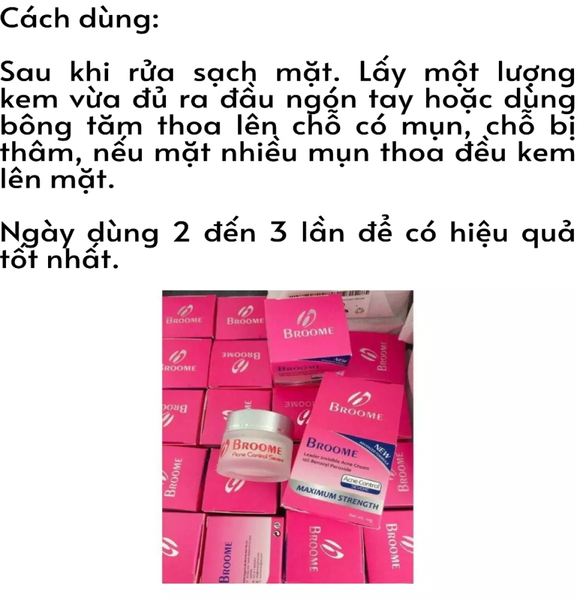 Kem Triệt Mụn Broome Acnes Control