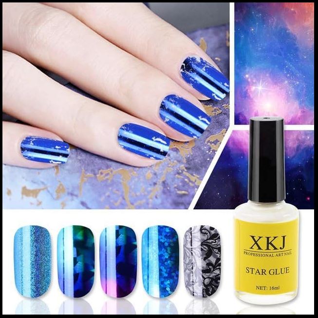 [HCM]Keo dán phôi (foil) trang trí móng XKJ