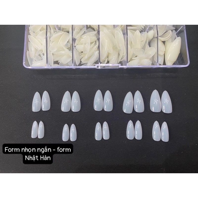 [HCM]Móng úp HSM bán lẻ full size 0-9( mỗi size 4 móng - 40 móng/gói )