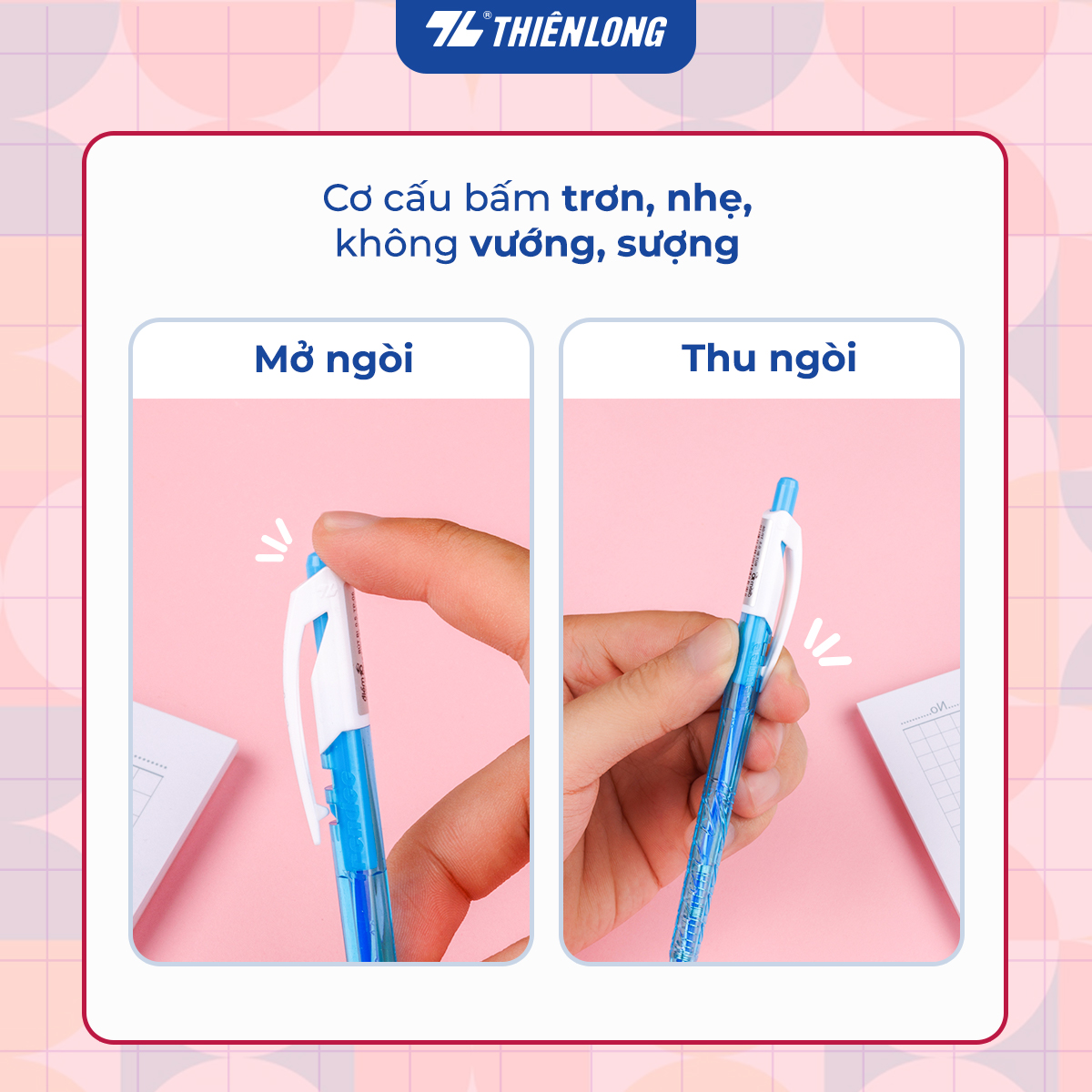 Combo 50/100/200 Bút bi Điểm 10 TP-06