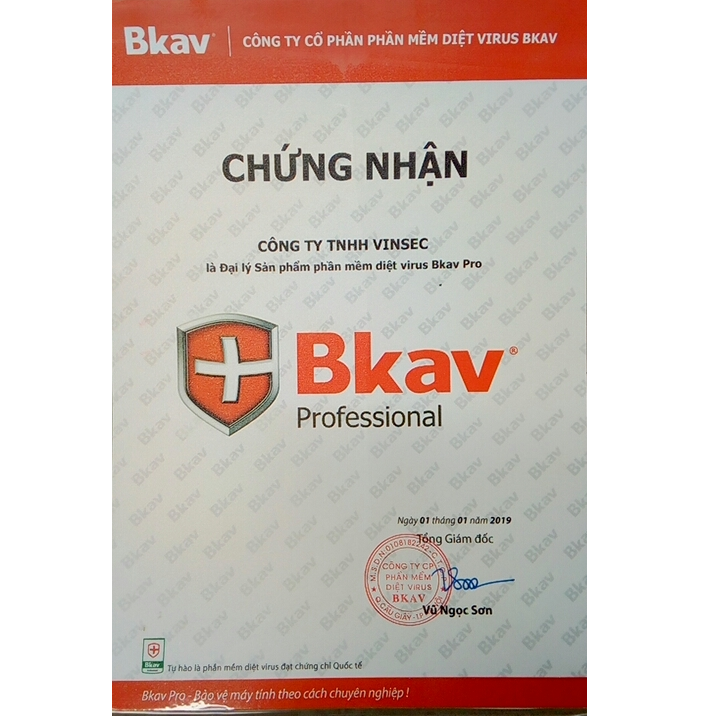 Phần mềm diệt Virus BKAV PRO 1PC /12 Tháng – Bảo Hành 1 Đổi 1