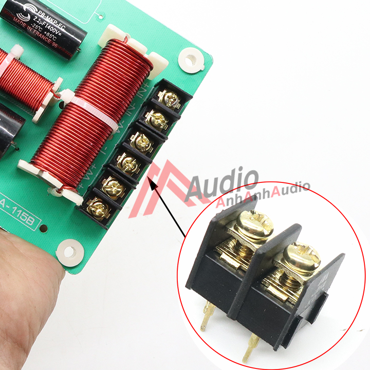 Trạm nối dây loa BẰNG ĐỒNG cho phân tần loa  giá 10 cái
