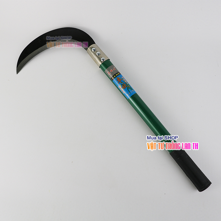 Liềm phát cỏ lưỡi Mangan hàng nhập cán dài 40cm