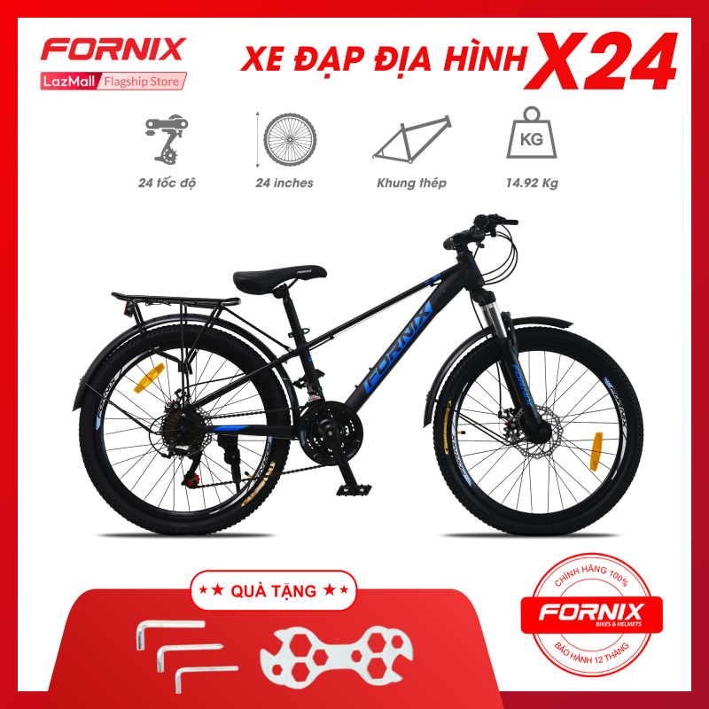 Mua Xe đạp địa hình thể thao Fornix X24- Vòng bánh 24 inch- Bảo hành 12 tháng (Tặng kèm bộ dụng cụ lắp ráp)