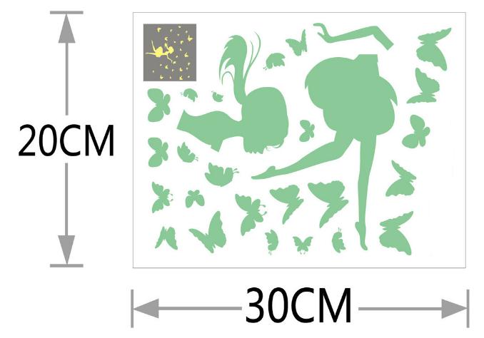Decal trang trí Cố Gái - Dạ Quang