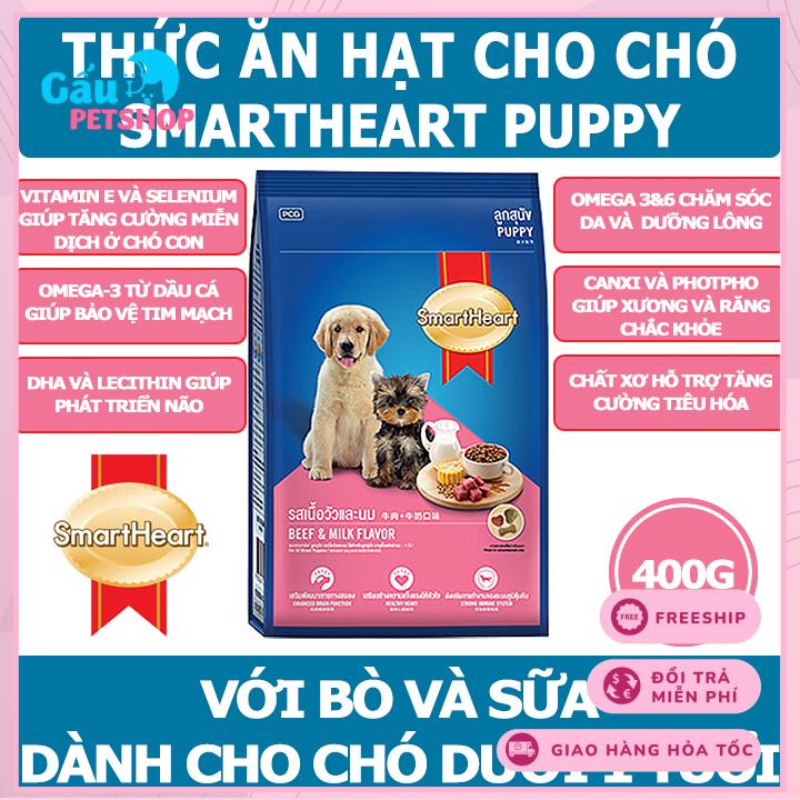 Thức ăn hạt khô cho chó con SMARTHEART PUPPY
