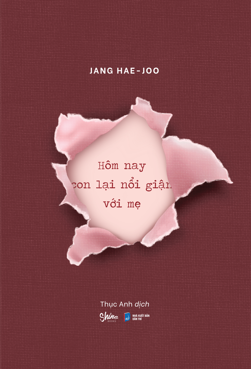 Sách - Hôm Nay Con Lại Nổi Giận Với Mẹ - Jang Hae-Joo
