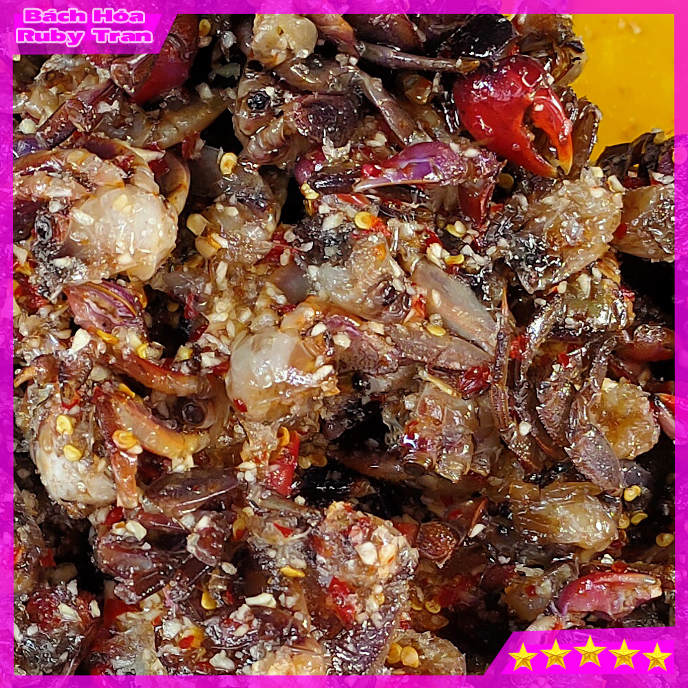 Com bo 2 hủ ba khía sữa châu đốc thịt mềm trộn sẵn vừa ăn loại hủ 650gr