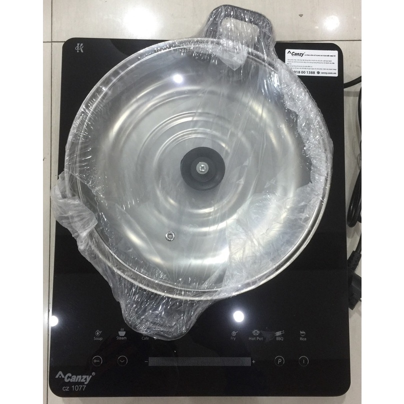 Bếp từ đơn Canzy CZ 1077 (Bếp từ đơn dương 1 từ)