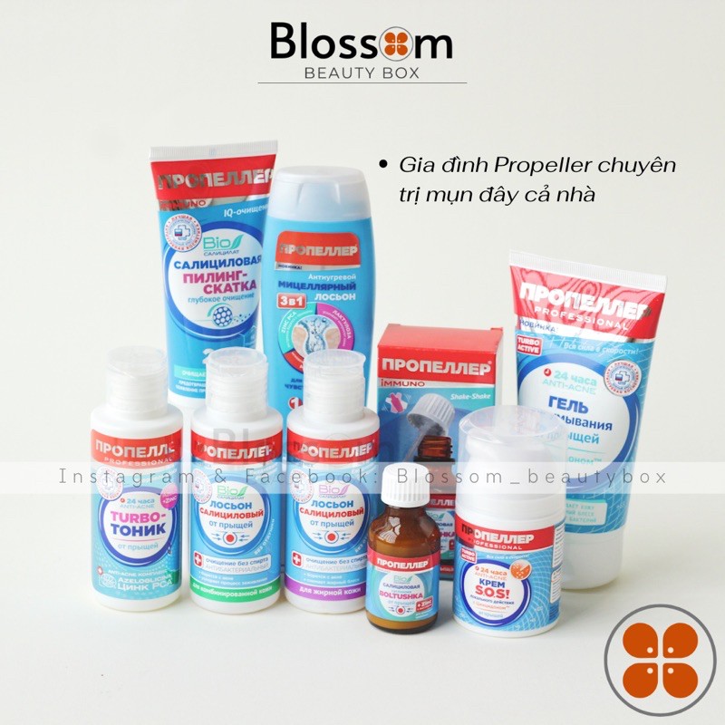 Sữa Rửa Mặt Gel Propeller Hỗ Trợ Giảm Mụn Sos