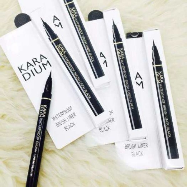 Bút Dạ Kẻ Mắt Karadium Waterproof Eyeliner Pen Black giá rẻ