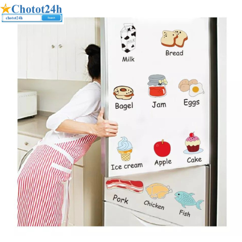 [HCM]Decal Dán Tường Món Ăn WD47