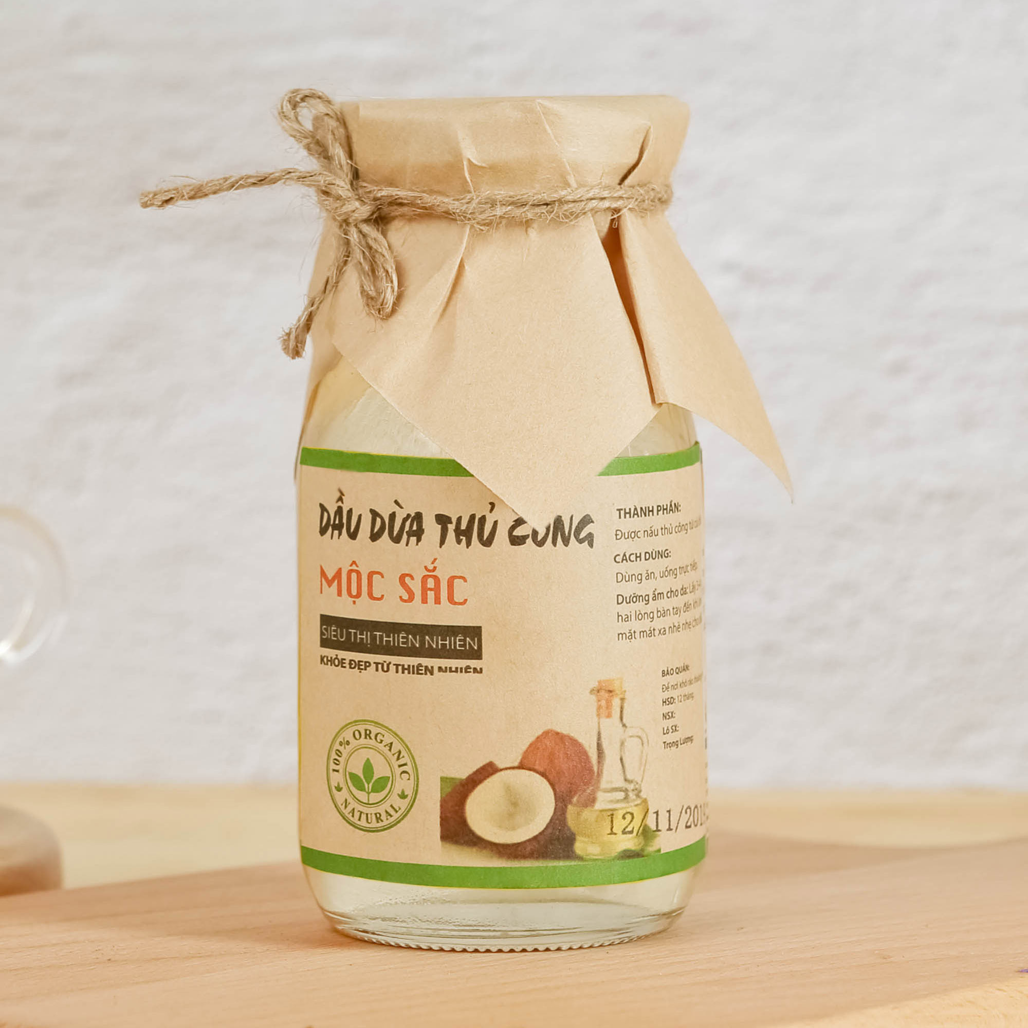 Dầu dừa thủ công Mộc Sắc cao cấp 500ml
