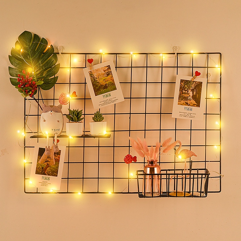 5 cái Lưới sắt treo đồ - Lưới sắt lắp ghép đa năng, trang trí