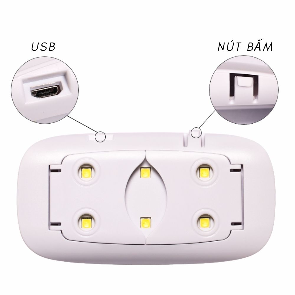 Máy hơ Gel SUN Mini 6W có bảo hành