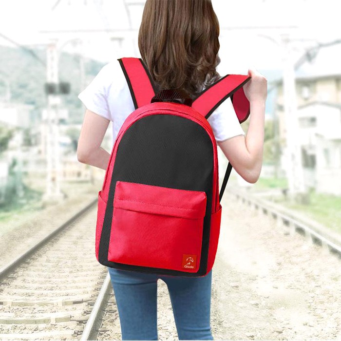 Balo classical glado bll004 đỏ phối đen